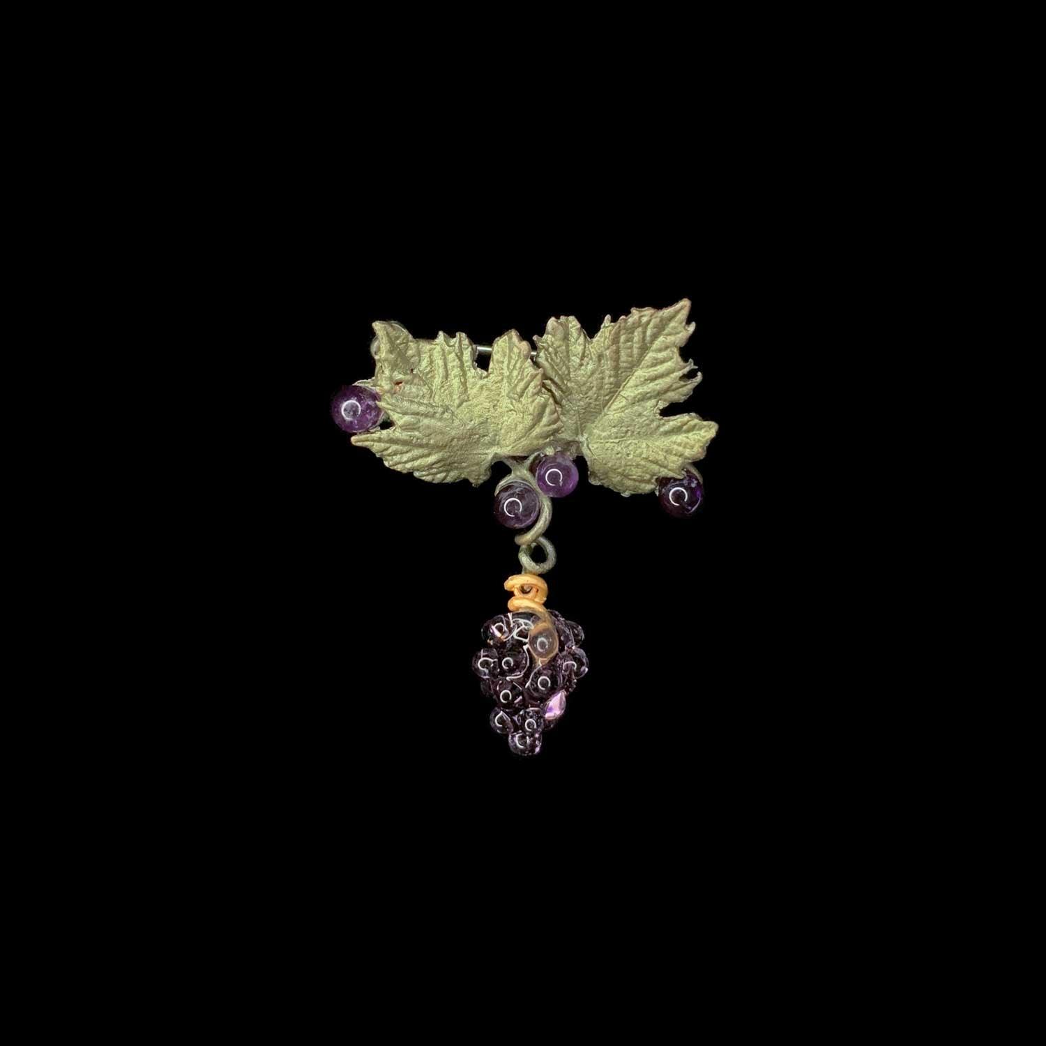 Wild Grape Vine Brooch - Dainty - Michael Michaud Jewellery