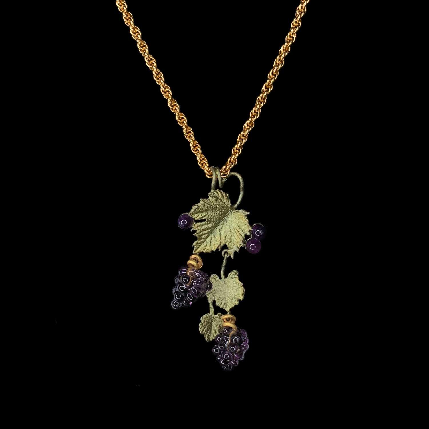 Wild Grape Vine Pendant - Long - Michael Michaud Jewellery