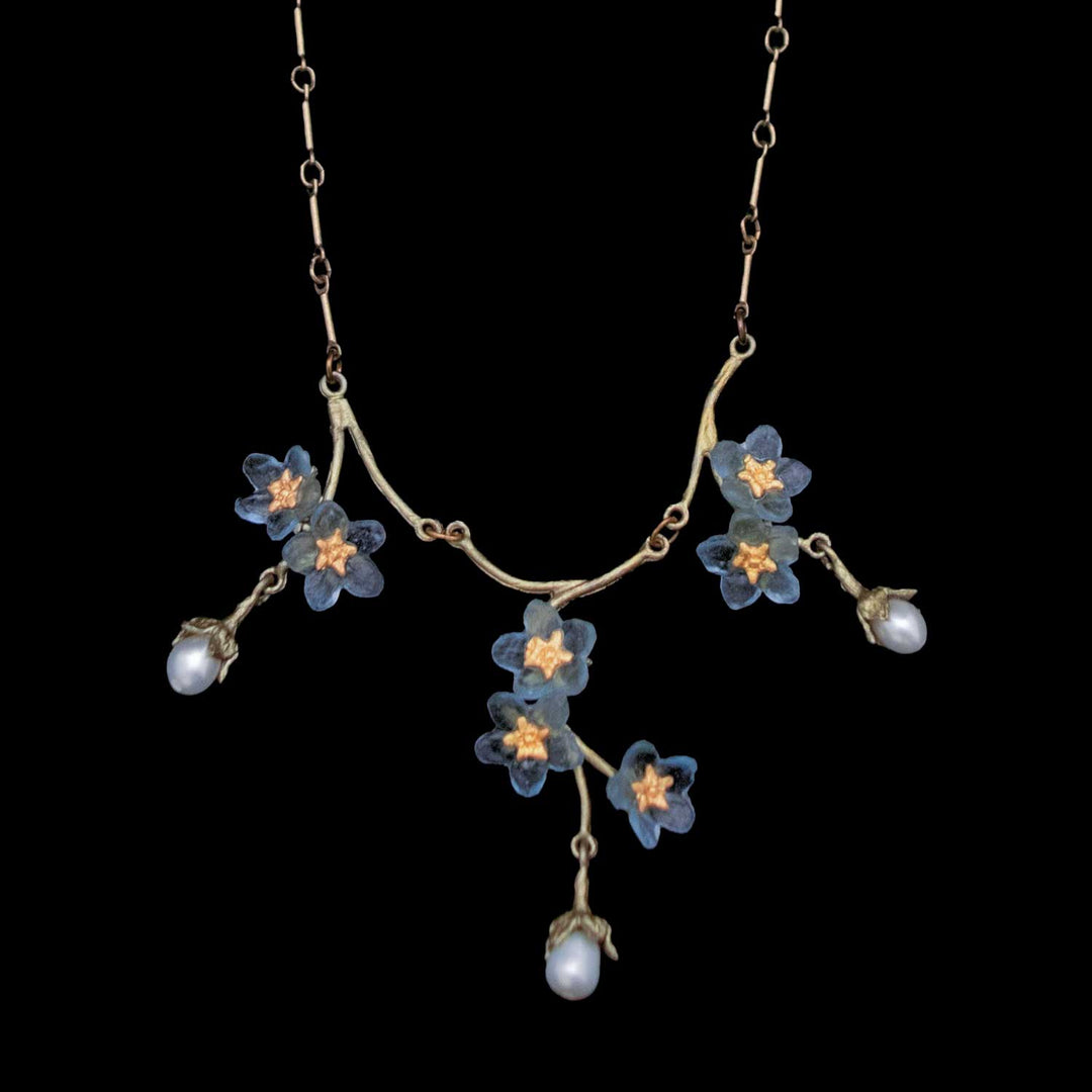 Forget Me Not Necklace - Dainty