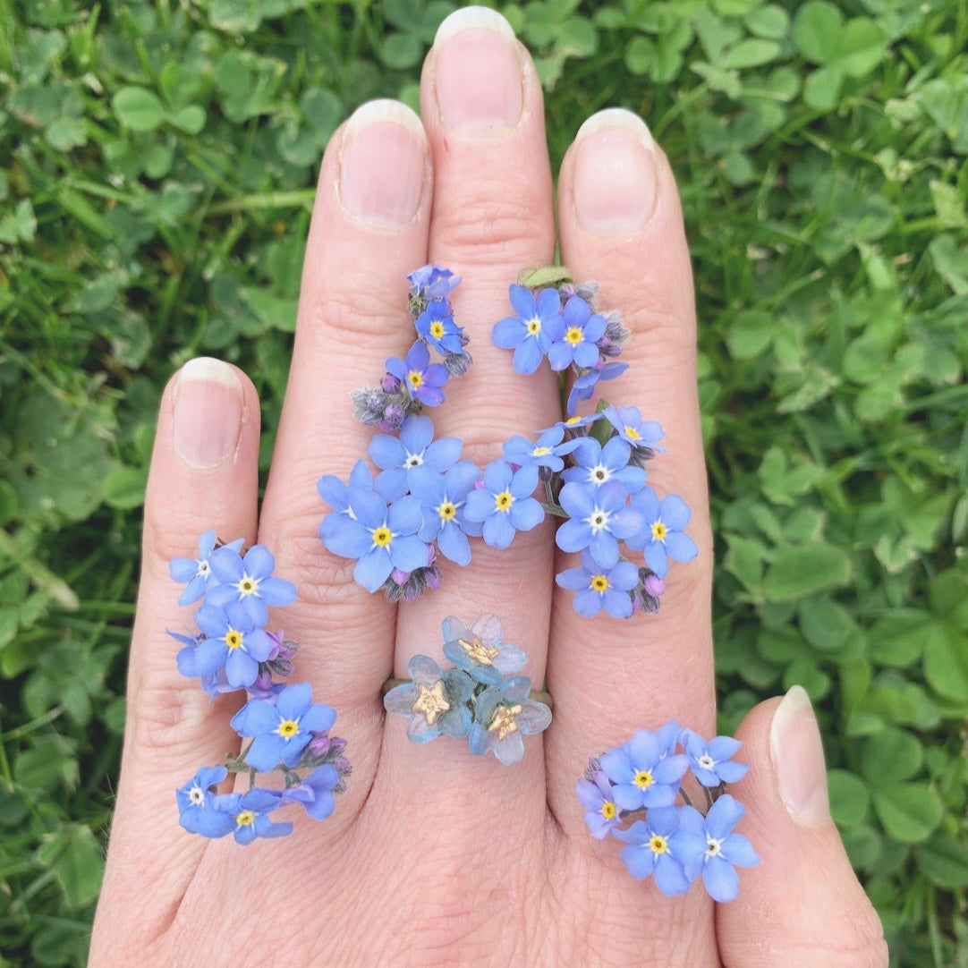 Forget Me Not Ring - Triple