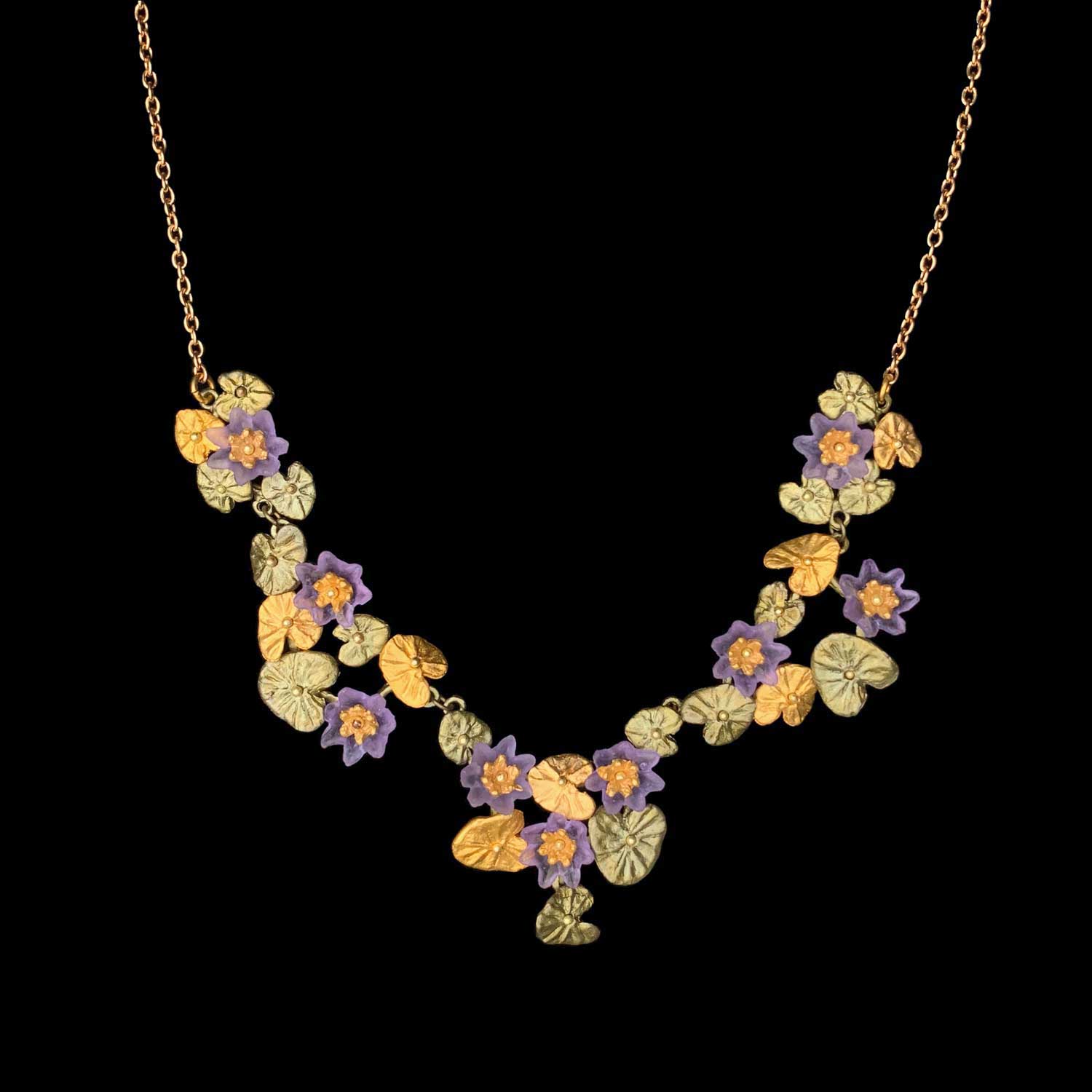 Giverny Water Lilies Necklace - Statement