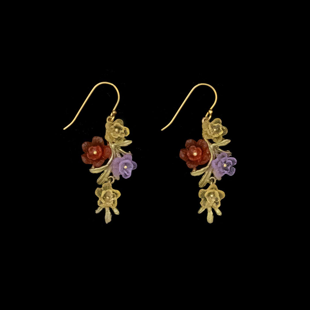 Chrysanthemum Earrings - Wire