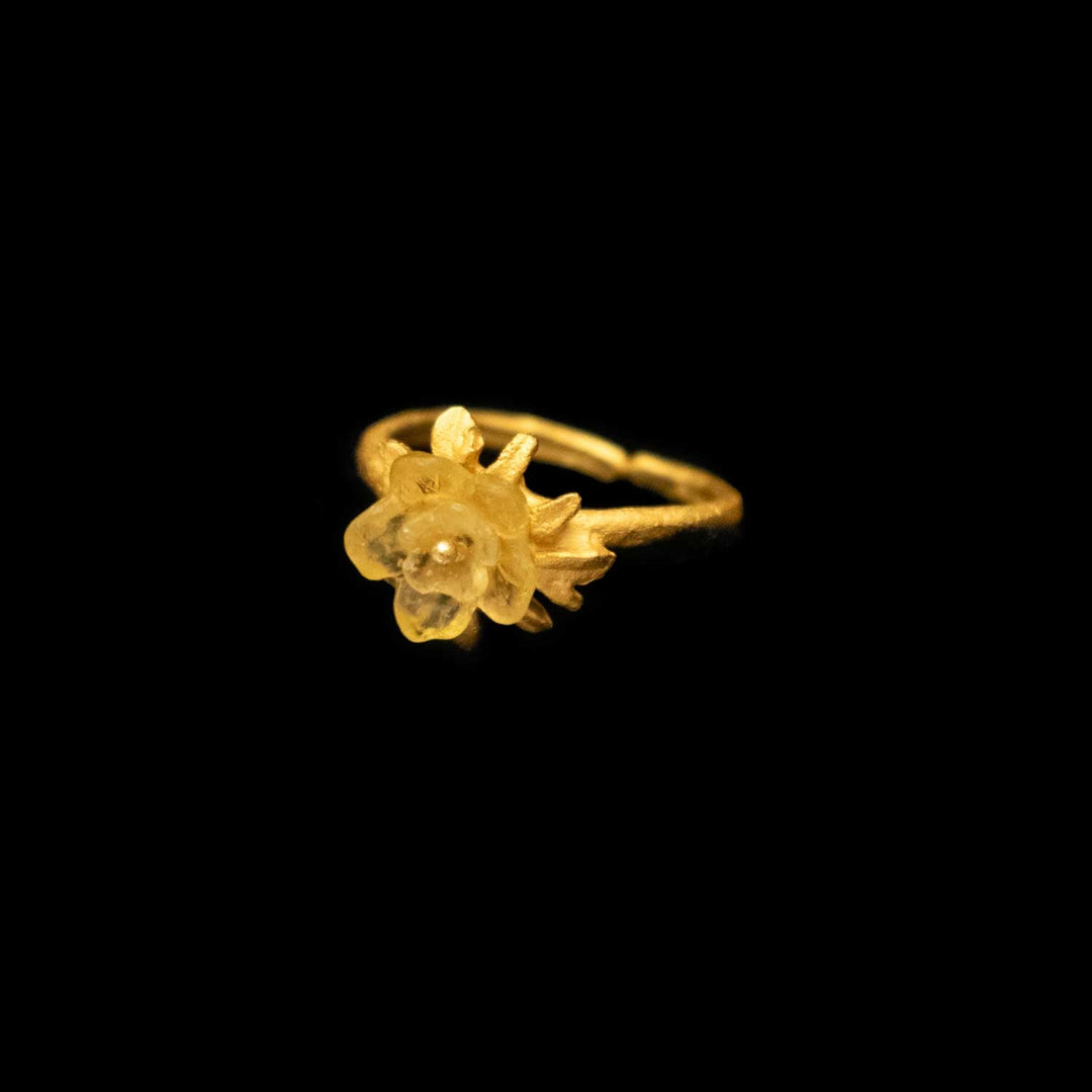 Chrysanthemum Ring - Yellow