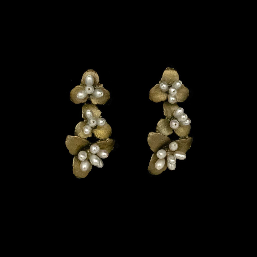 Pachysandra Earrings - Long Post