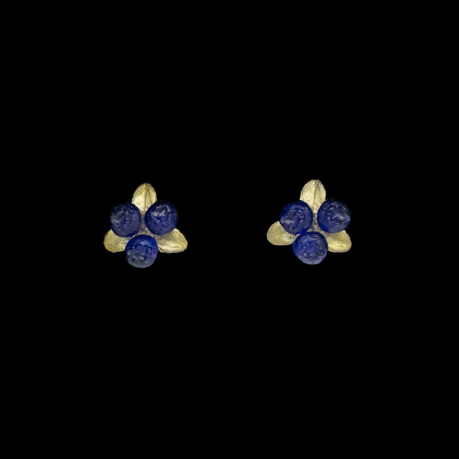 Petite Blueberry Earrings - Post