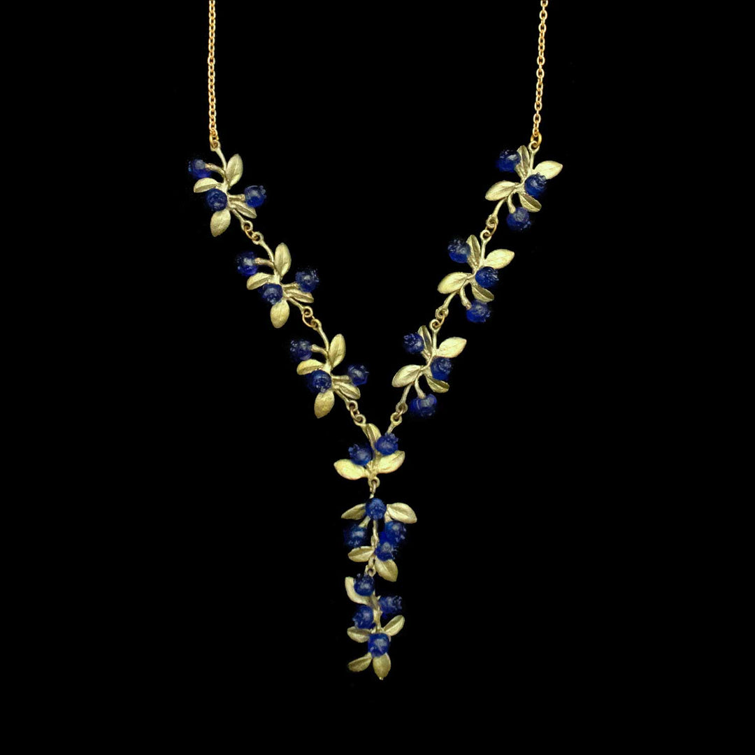 Petite Blueberry Necklace - Drop