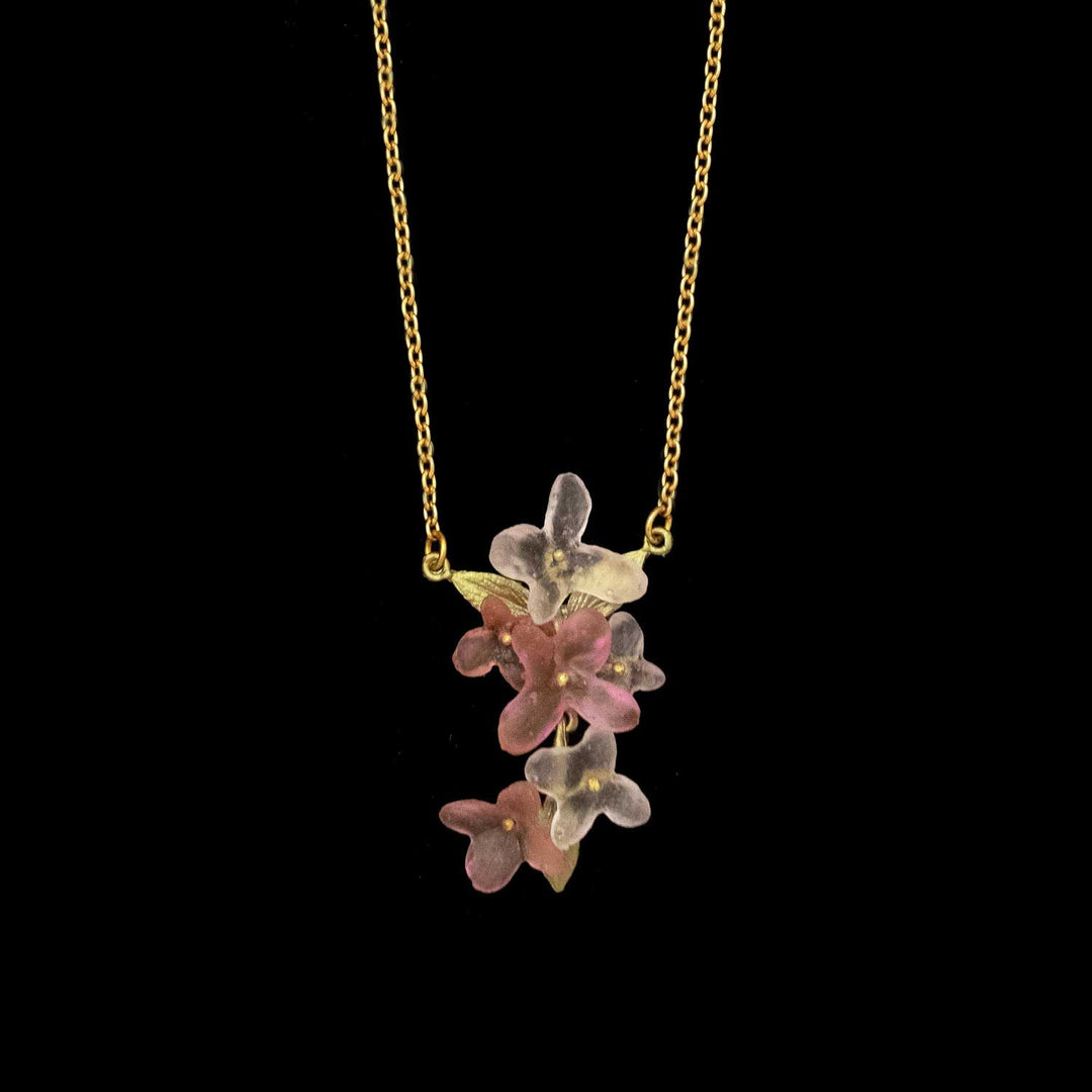 Pink Hydrangea Pendant