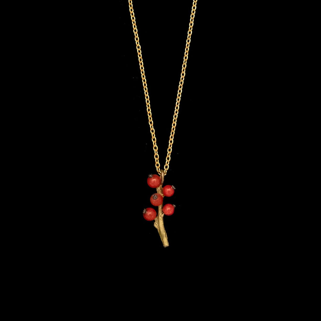 Winterberry Pendant - Dainty
