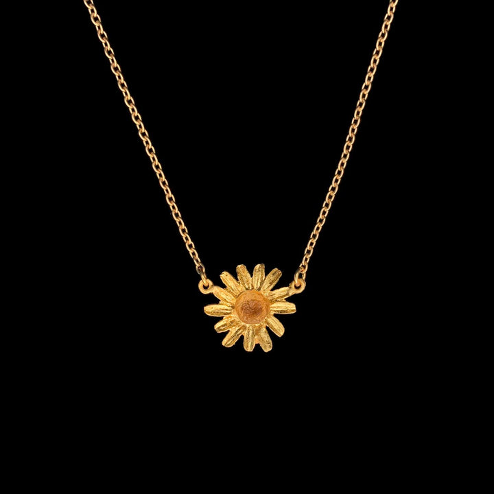 Yellow Butter Daisy Pendant