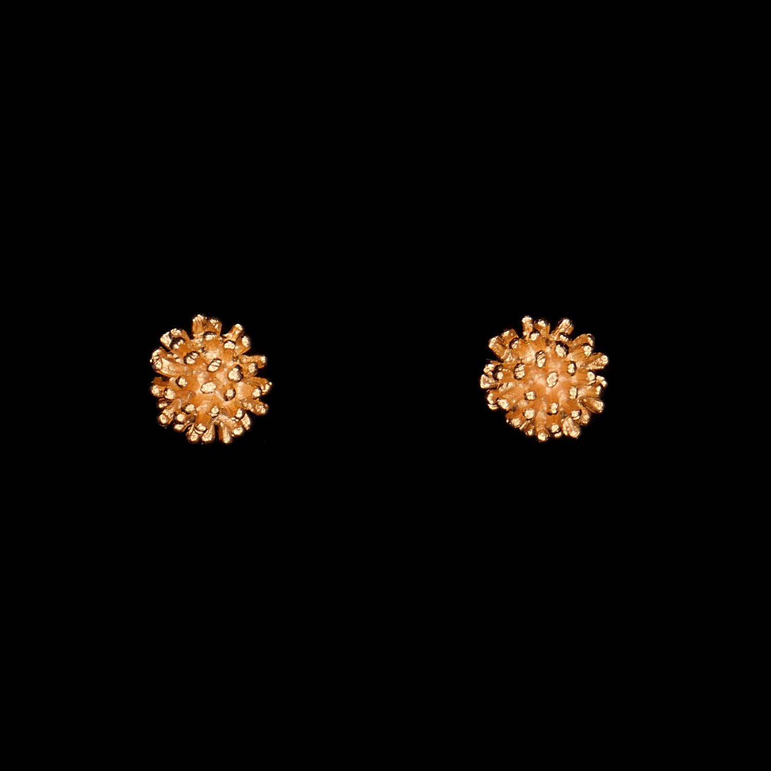 Gone To Seed Earrings - Small Stud Gold - Michael Michaud Jewellery