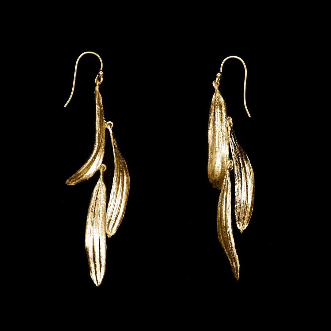 Black-Eyed Susan Earrings - Petal Wire - Michael Michaud Jewellery