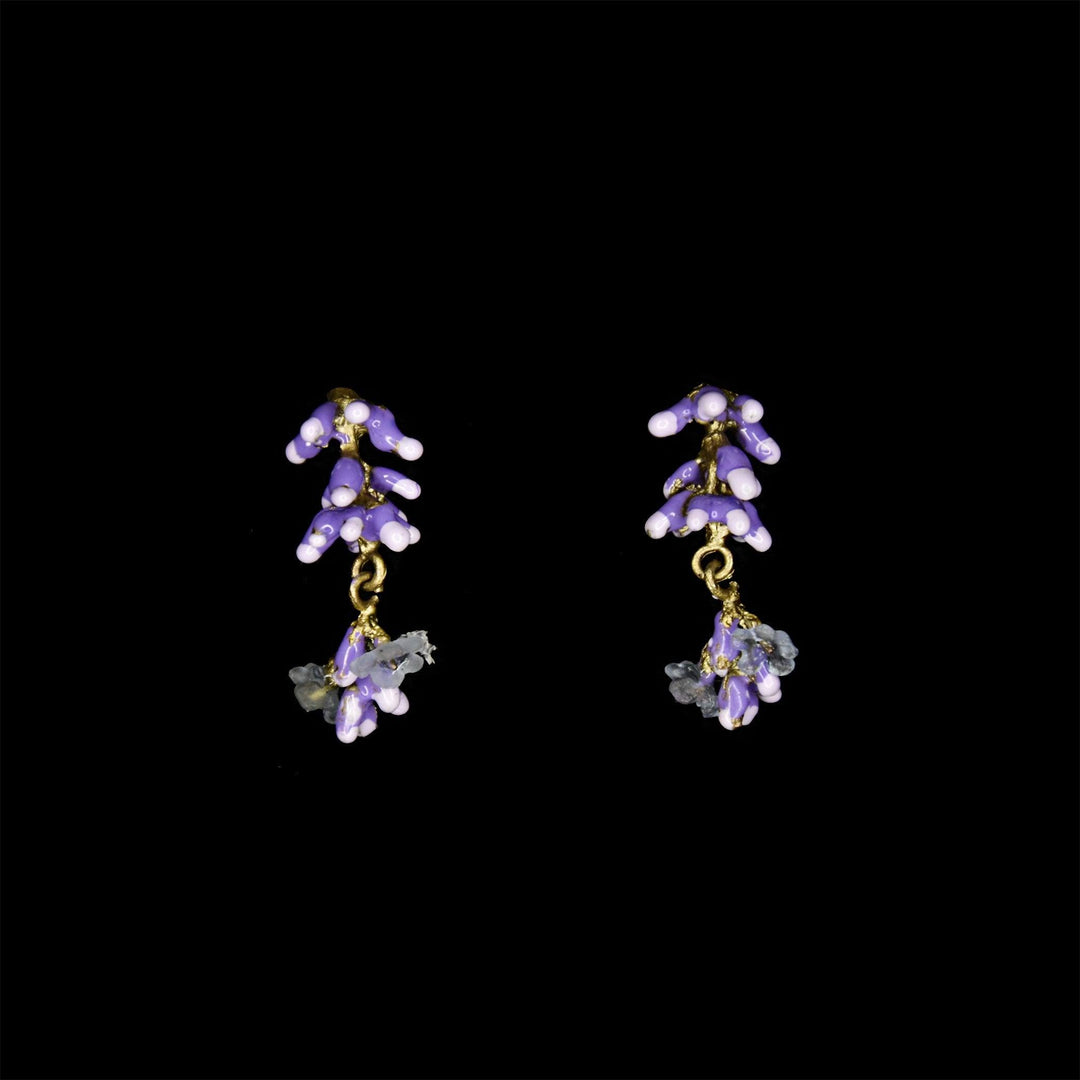 Lavender Earrings - Post - Michael Michaud Jewellery