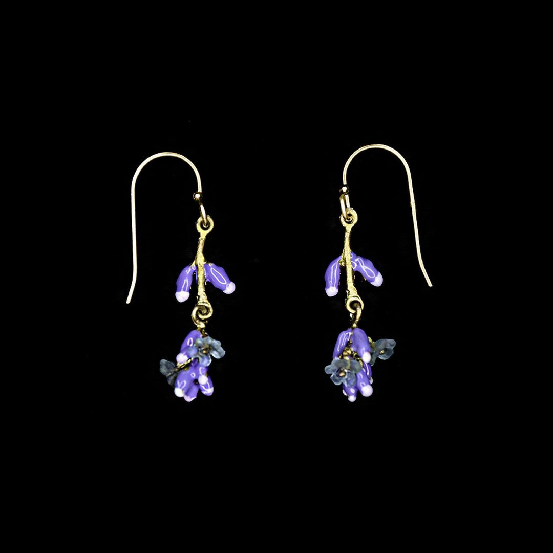 Lavender Earrings - Dangle Wire - Michael Michaud Jewellery