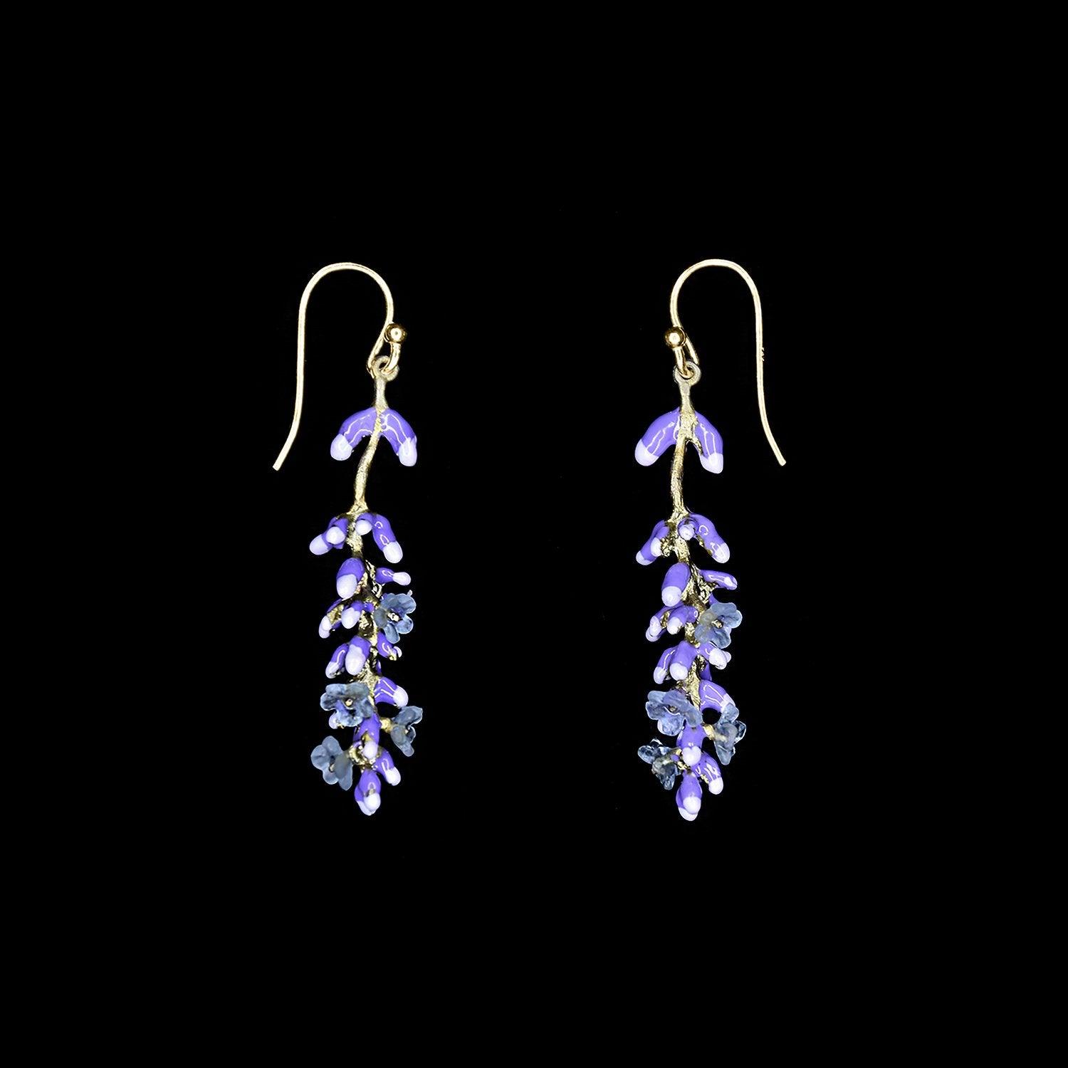 lavender flower earrings Lavender Earrings