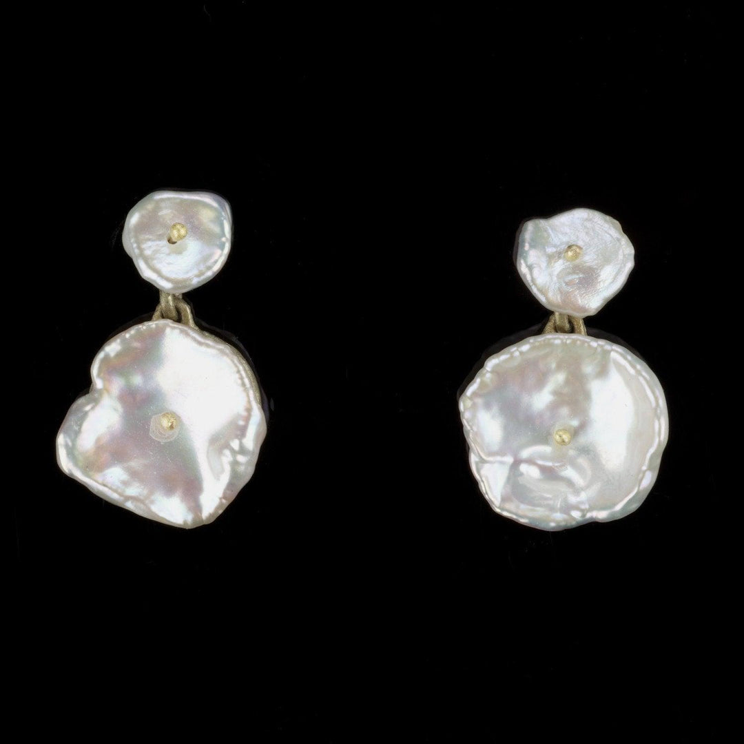 Silver Dollar Earrings - Post - Michael Michaud Jewellery