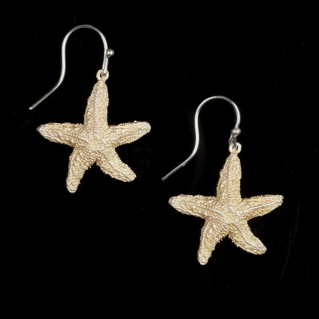 Starfish Earrings - Wire Drop - Michael Michaud Jewellery