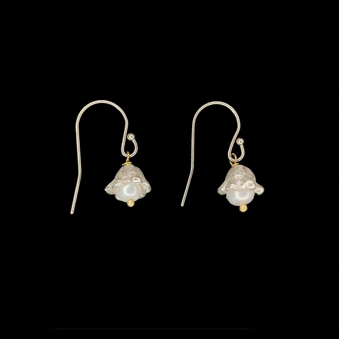 Lily of the Valley Earrings - Single Flower - Michael Michaud Jewellery