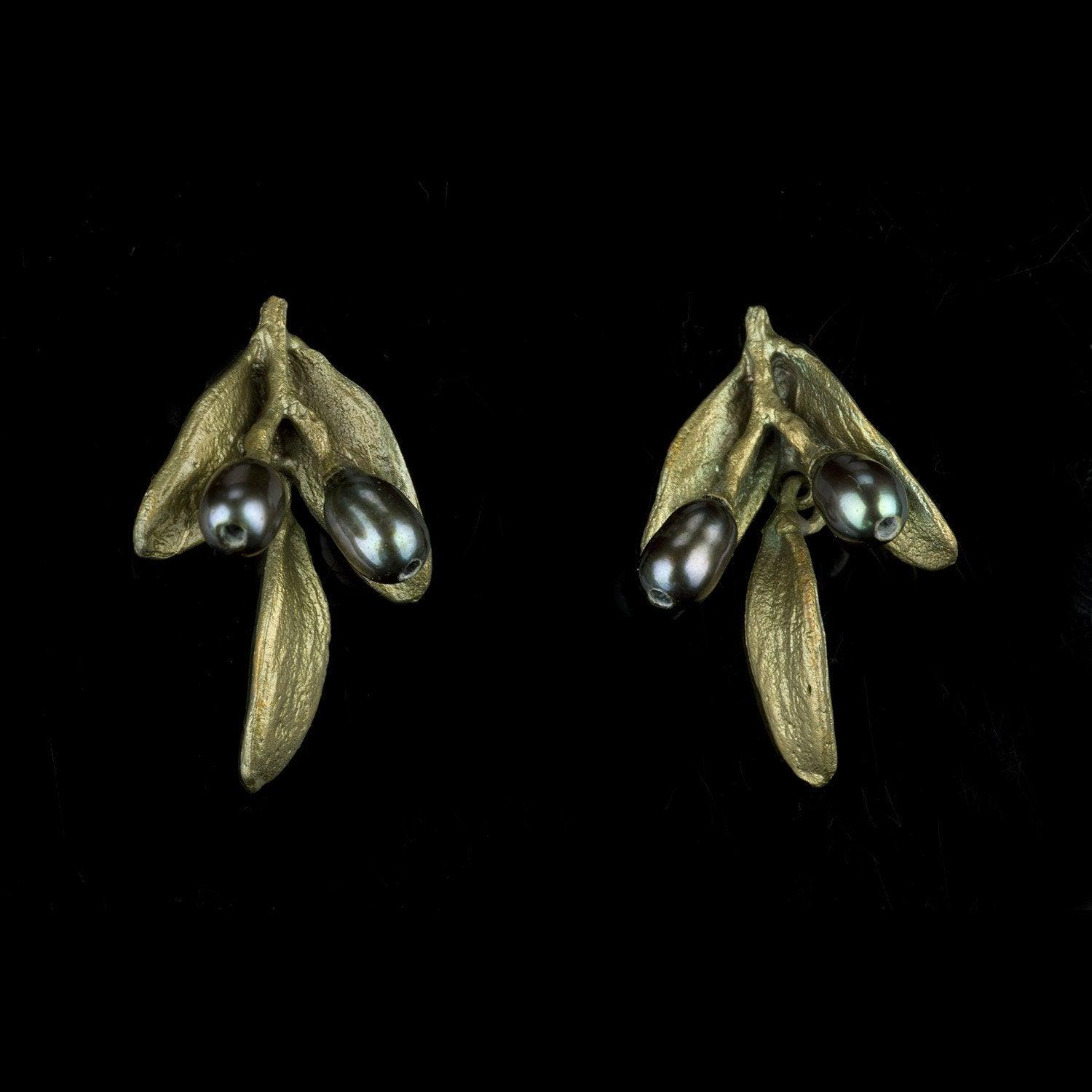 Olive Earrings - Post - Michael Michaud Jewellery