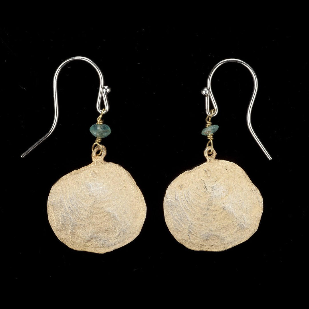 Petite La Mer Earrings - Drop Apatite - Michael Michaud Jewellery