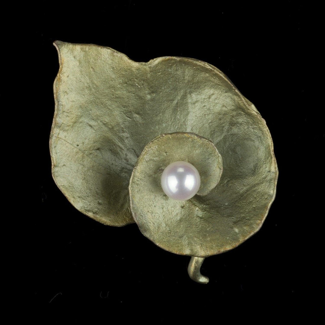 Spiral Geranium Brooch - Michael Michaud Jewellery