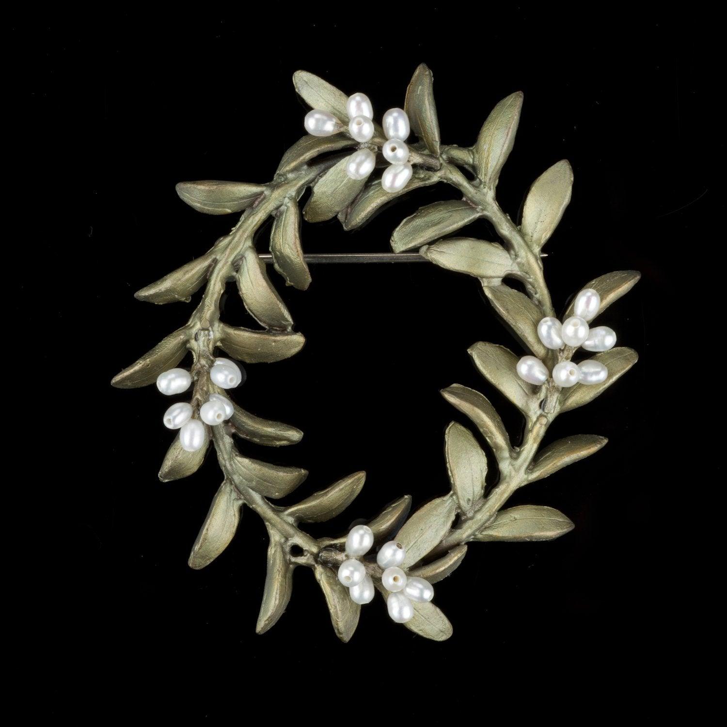 Flowering Myrtle Brooch - Michael Michaud Jewellery