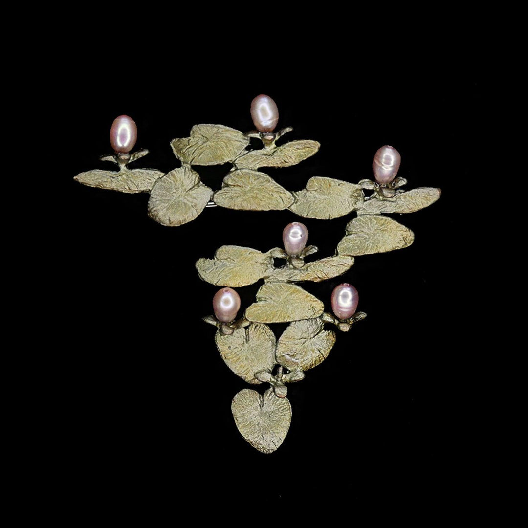 Water Lilies Brooch - Michael Michaud Jewellery