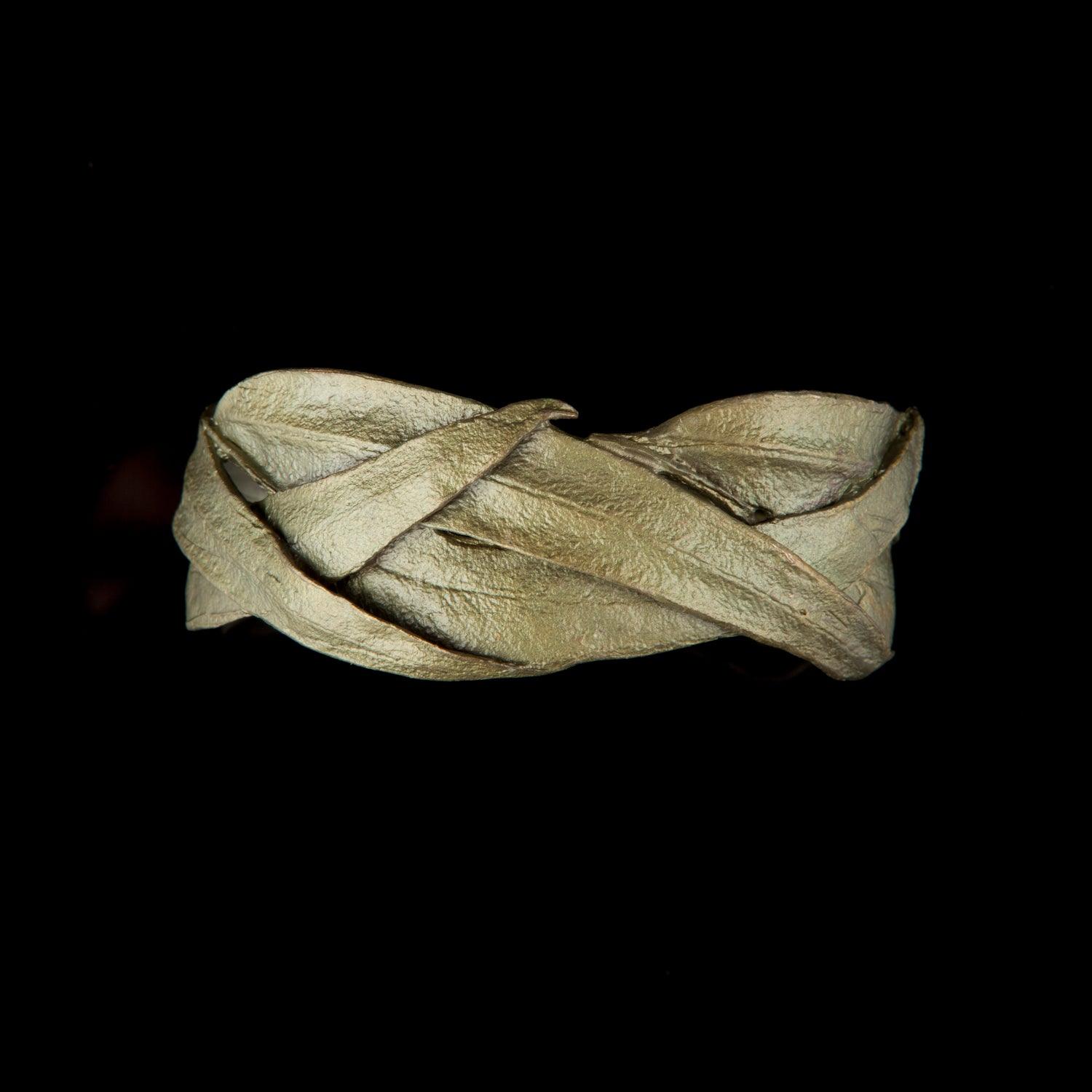 Eucalyptus Long Leaf Cuff Bracelet - Michael Michaud Jewellery