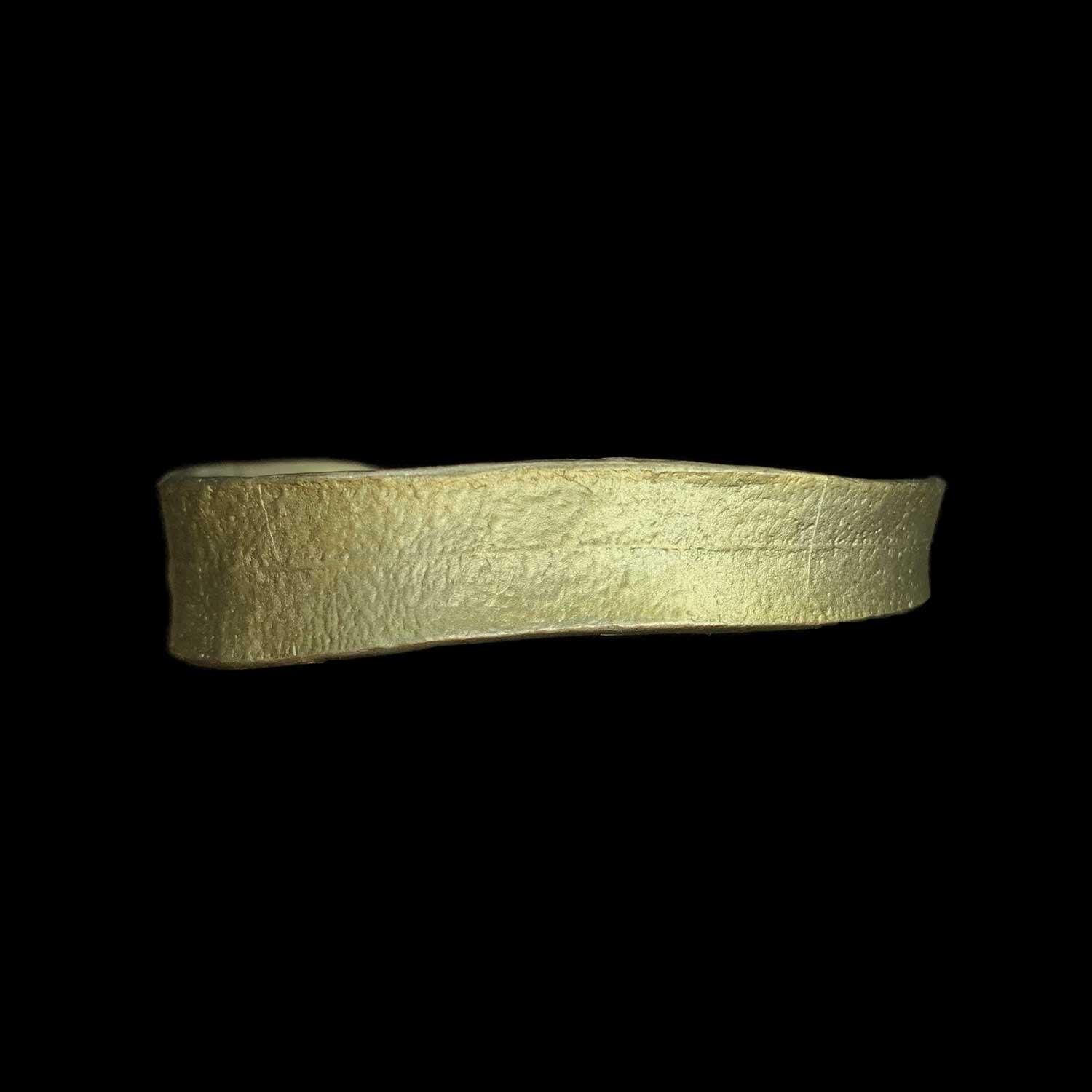 Eucalyptus Single Leaf Cuff Bracelet - Michael Michaud Jewellery
