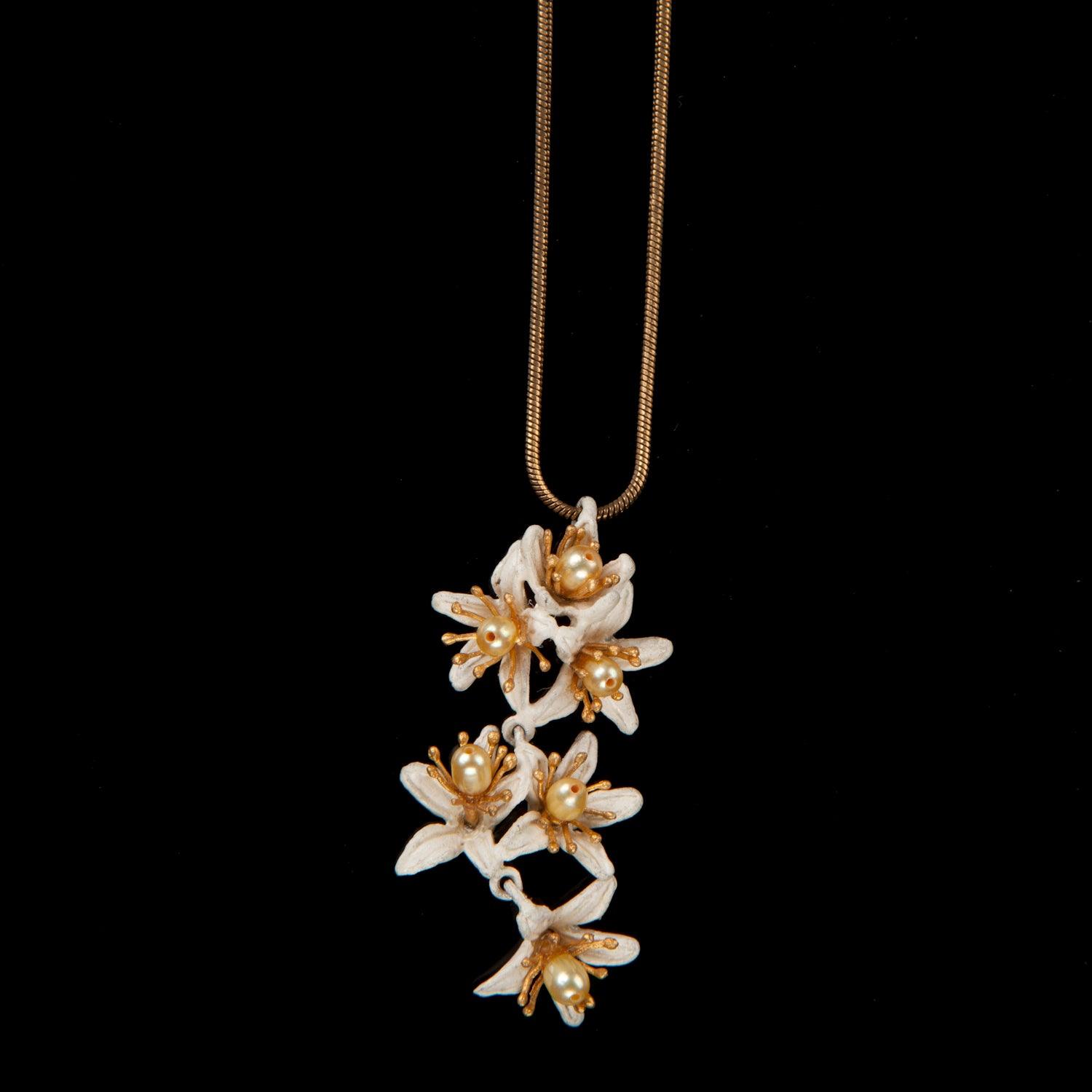 Orange Blossom Pendant - Flower Shower - Michael Michaud Jewellery