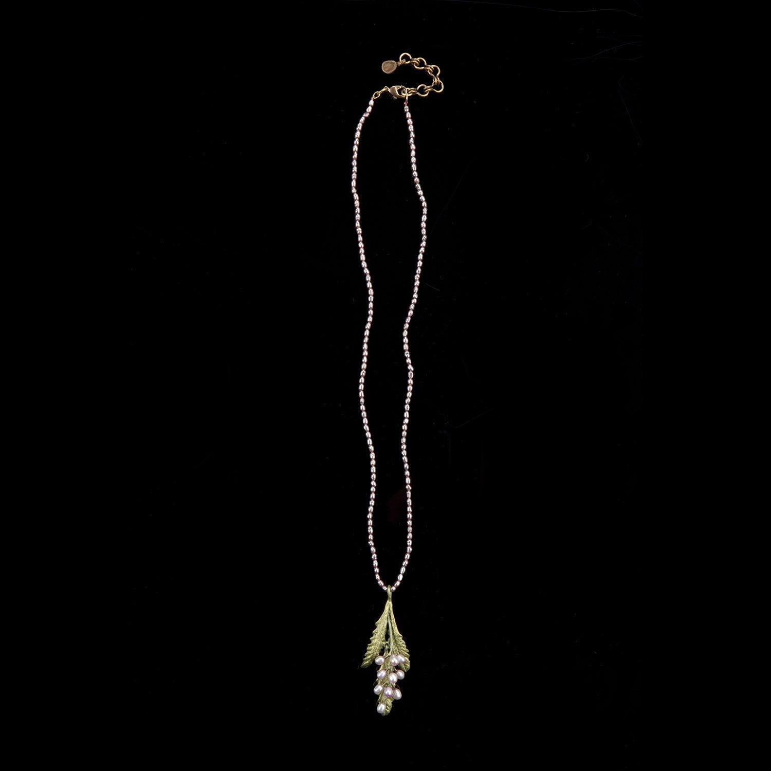 French Lavender Pendant - Sprigs - Michael Michaud Jewellery