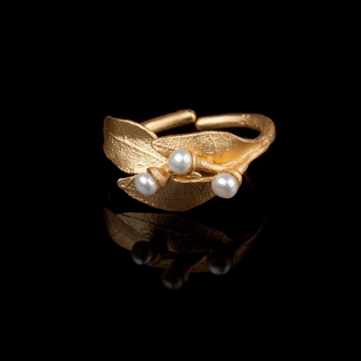 Bay Laurel Ring - Pearls - Michael Michaud Jewellery