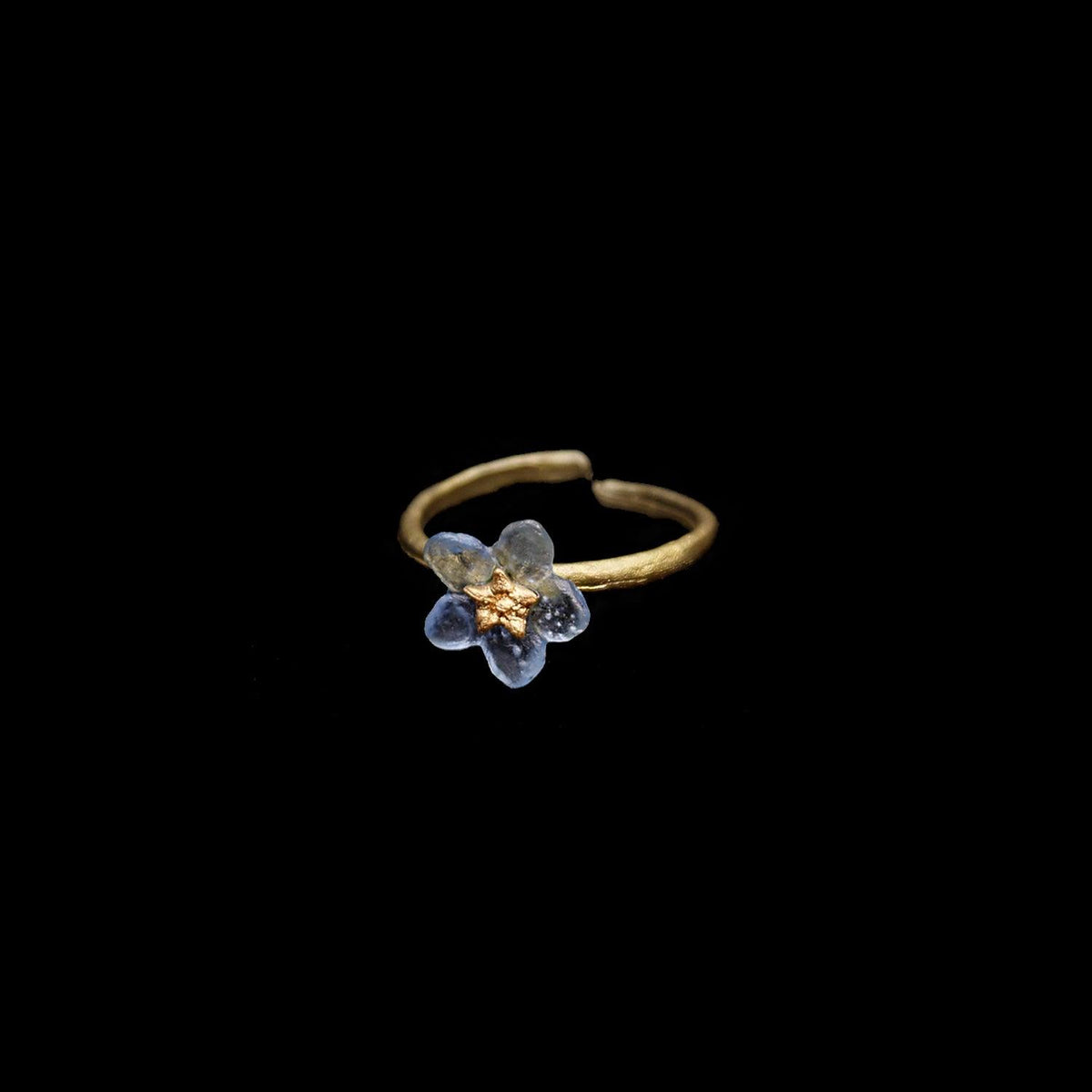 Forget me not sale flower ring