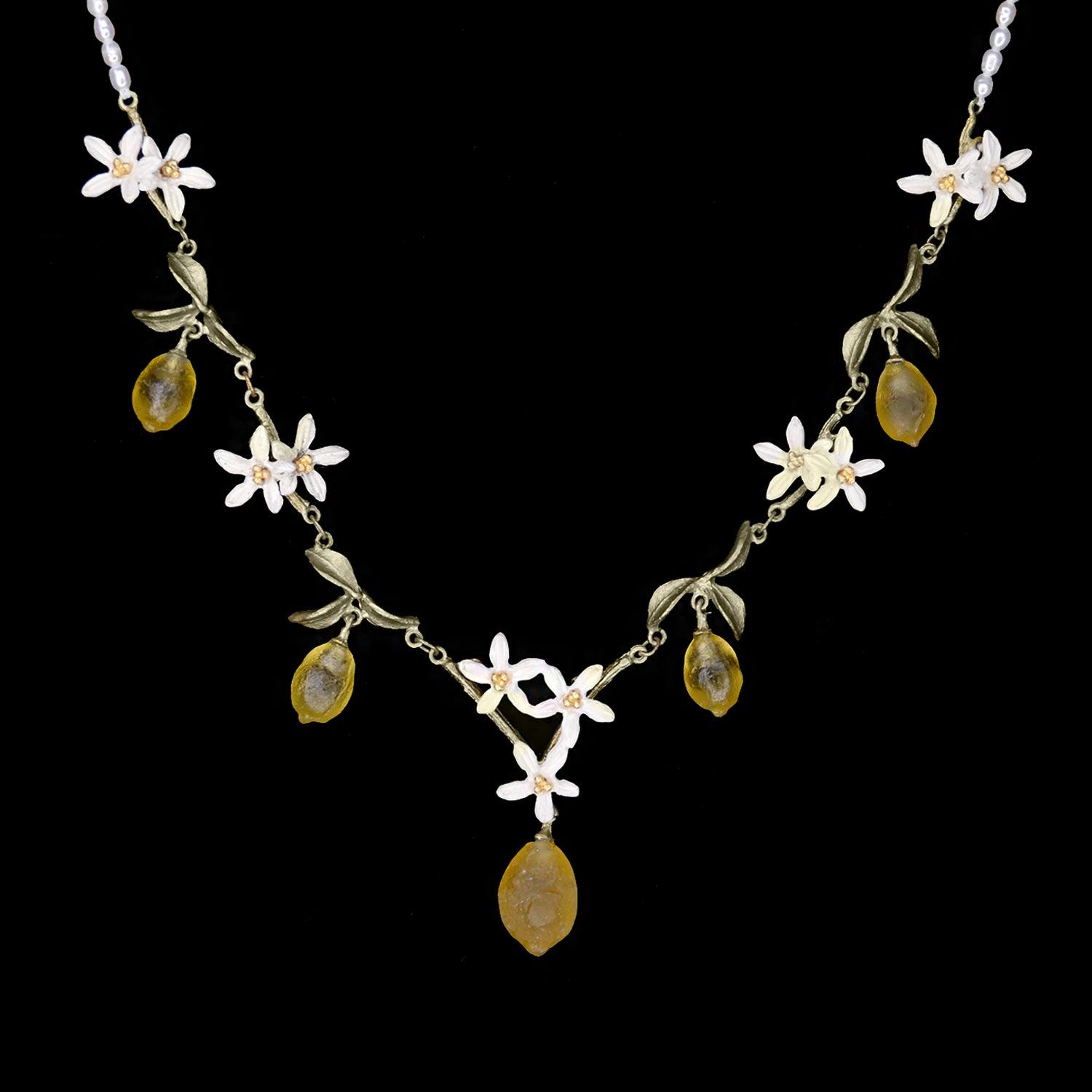Lemon Drop Necklace - Pearls - Michael Michaud Jewellery