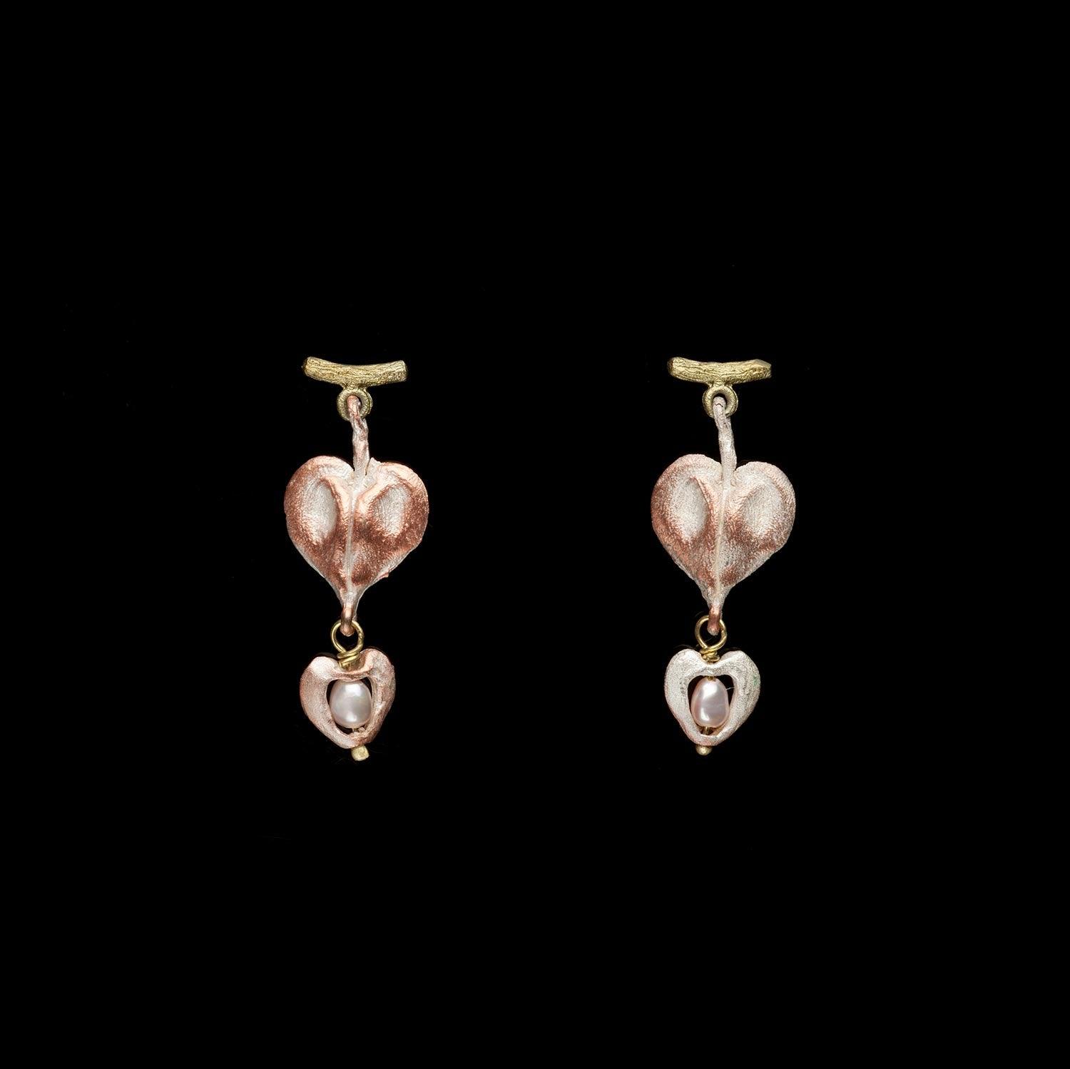 Petal Heart Earrings