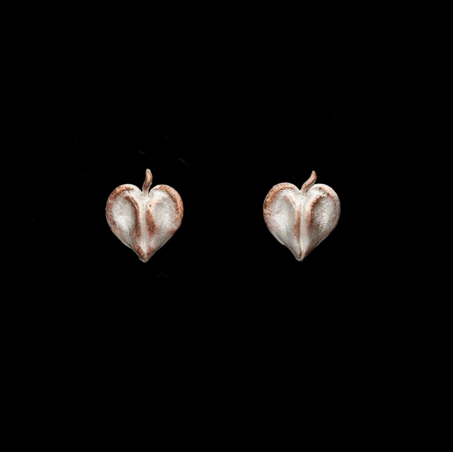Bleeding Heart Earrings - Petite Post - Michael Michaud Jewellery