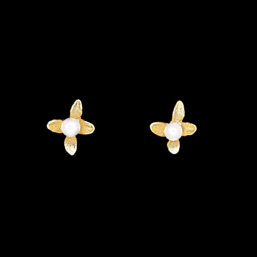 Fine Boxwood Earrings - Post - Michael Michaud Jewellery