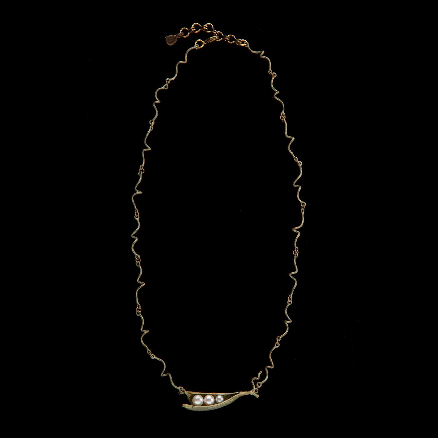Pea Pod Necklace - Twigs - Michael Michaud Jewellery