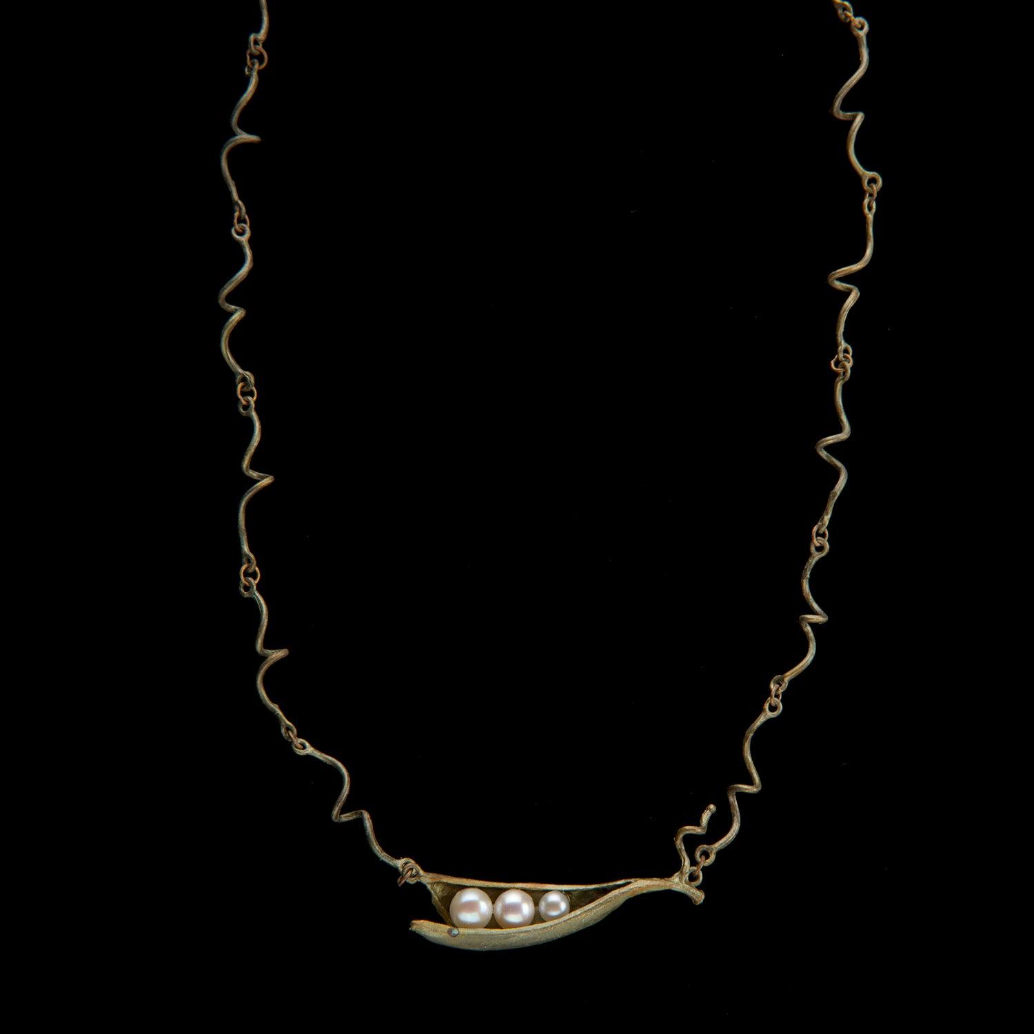 Pea Pod Necklace - Twigs - Michael Michaud Jewellery