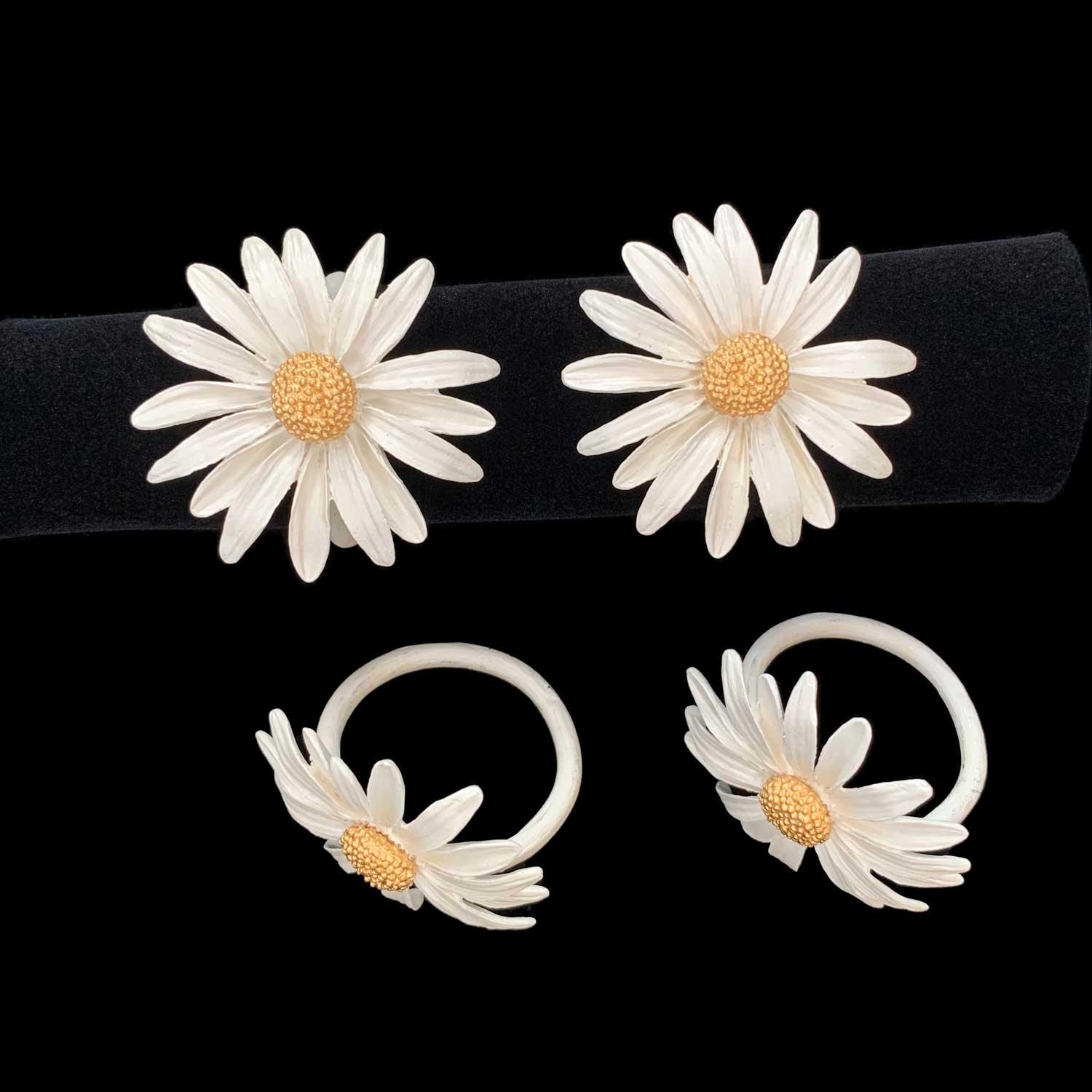 Daisy Napkin Rings - Michael Michaud Jewellery