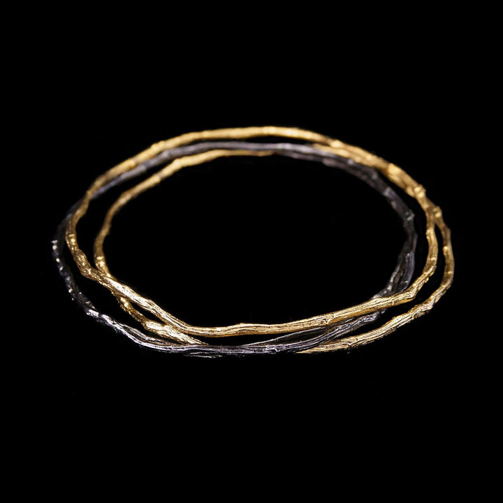 Fine Petite Driftwood Bangles (Set of 4) - Michael Michaud Jewellery