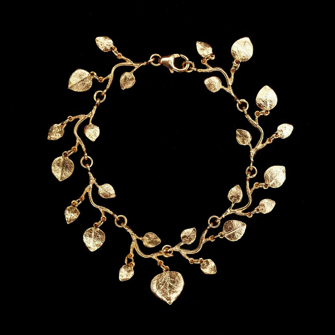 Fine Eucalyptus Leaf Bracelet - Michael Michaud Jewellery