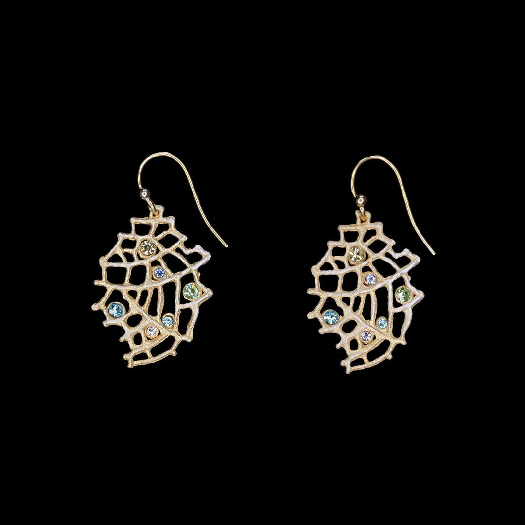 Fan Coral Earrings - Michael Michaud Jewellery