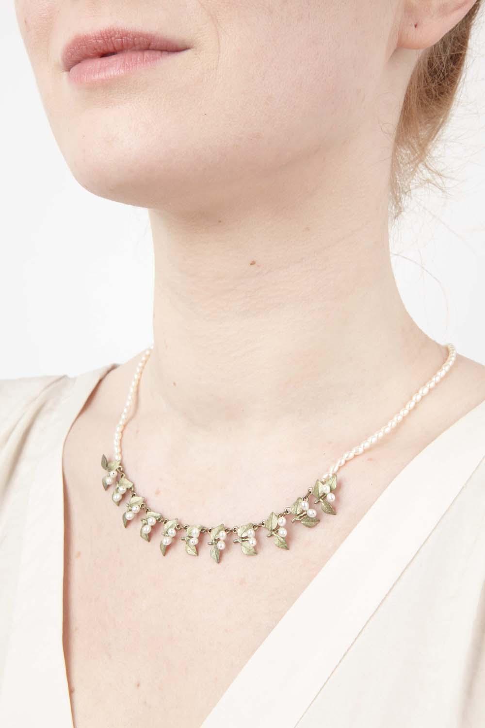 Myrtle Necklace - Pearl - Michael Michaud Jewellery