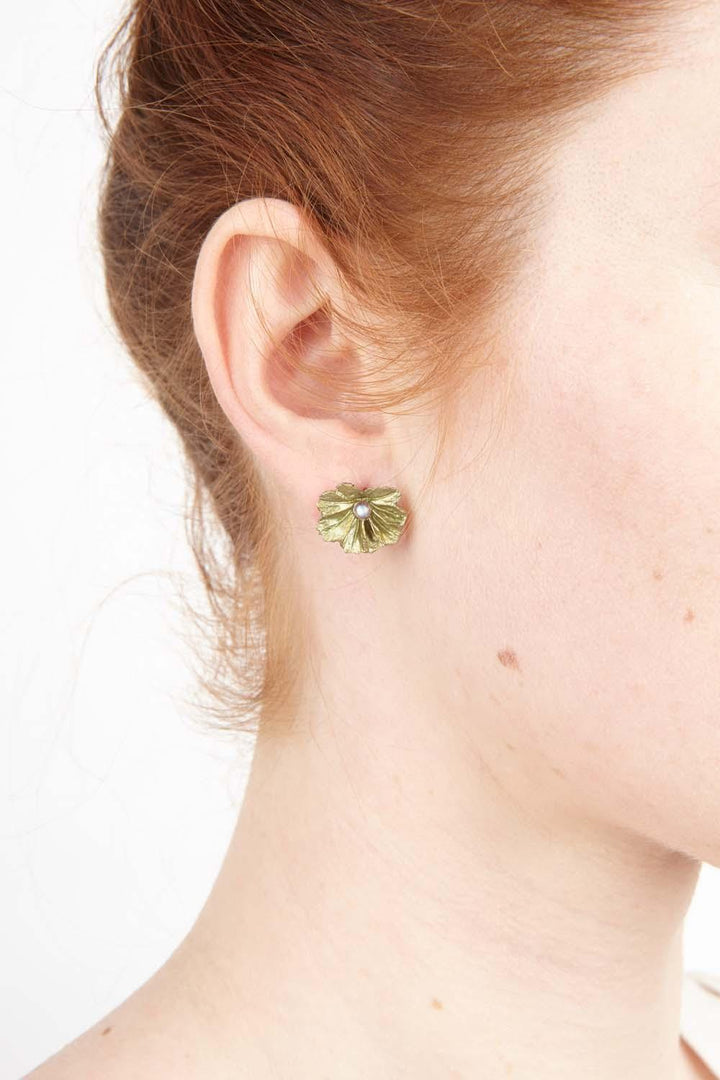 Lady's Mantle Earring - Post - Michael Michaud Jewellery