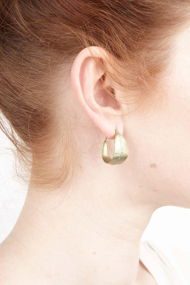 Eucalyptus Earrings - Hoop - Michael Michaud Jewellery