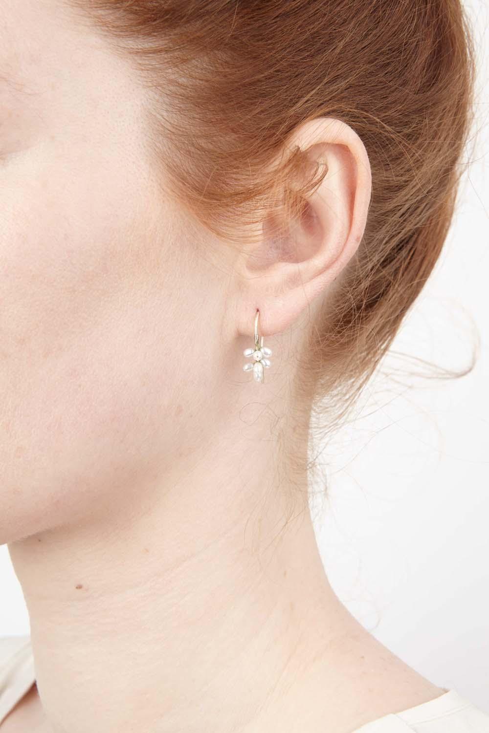 Flowering Myrtle Earrings - Cluster - Michael Michaud Jewellery