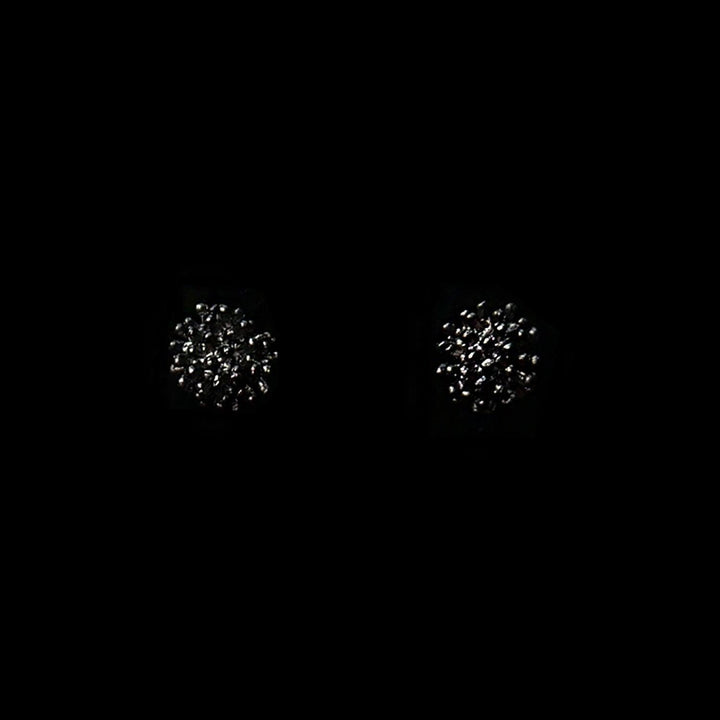 Gone To Seed Earrings - Small Stud Gunmetal - Michael Michaud Jewellery