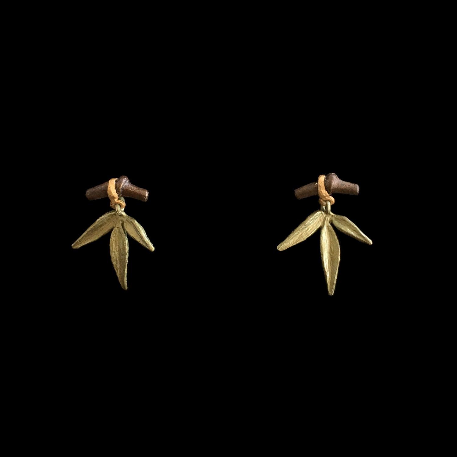 Bamboo Earring - Single Drop Post - Michael Michaud Jewellery