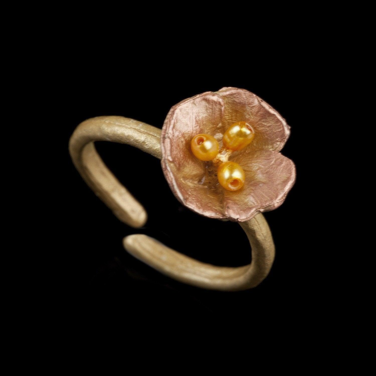 California Poppy Ring - Michael Michaud Jewellery