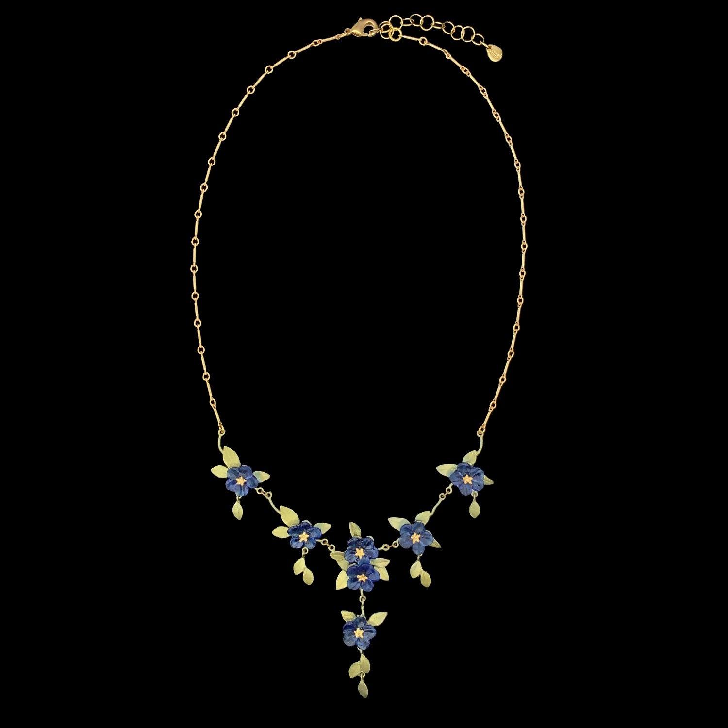 Blue-Eyed Mary Necklace - Michael Michaud Jewellery
